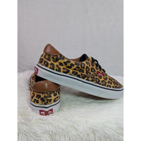 Vans Era 59 Leopard Print Low Top Canvas w/Leather Accent Women US 7 Men US 5.5 - Picture 6 of 9